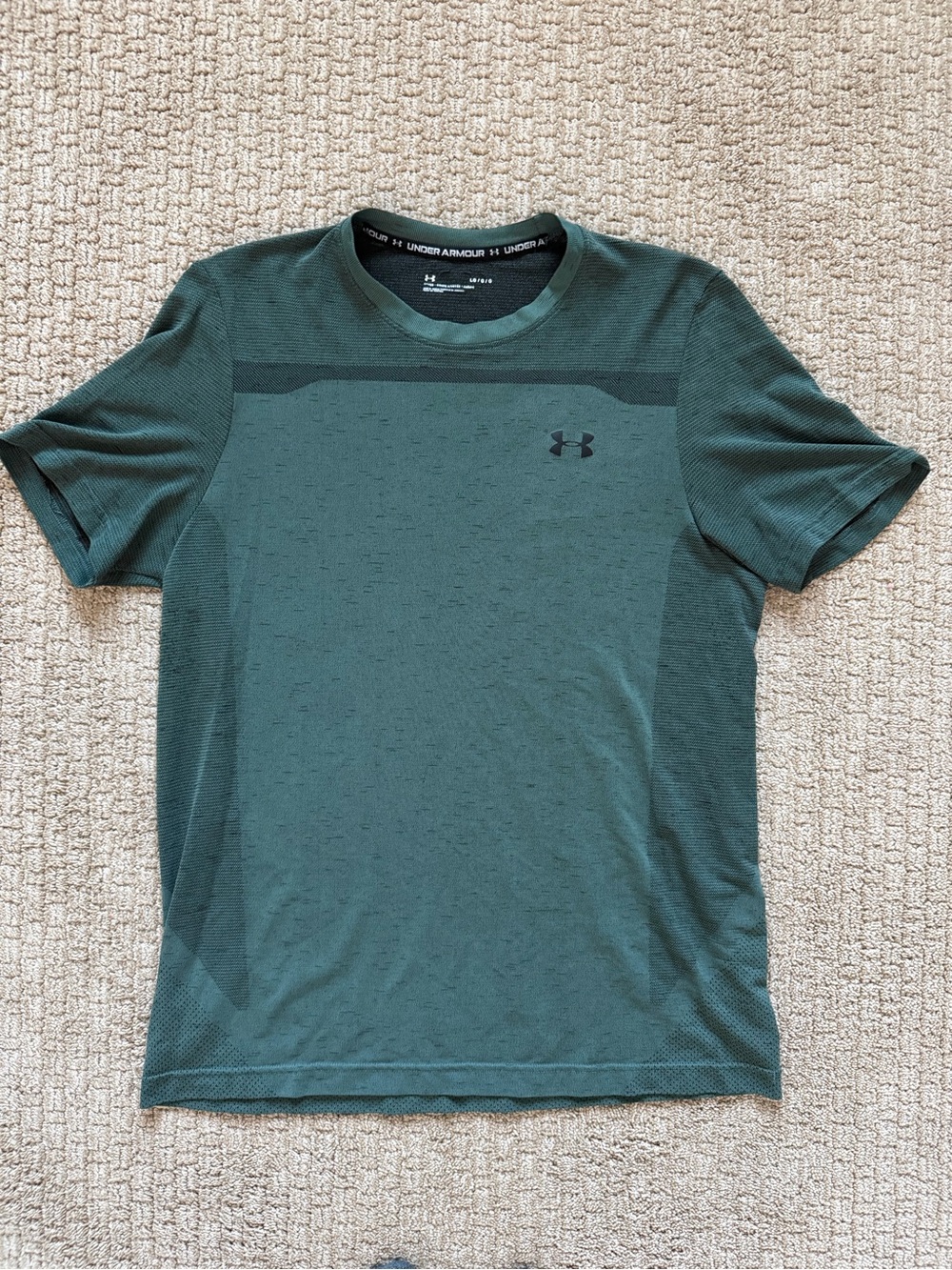 Men’s Under Armour Men's Green Short-Sleeve Training Shirt